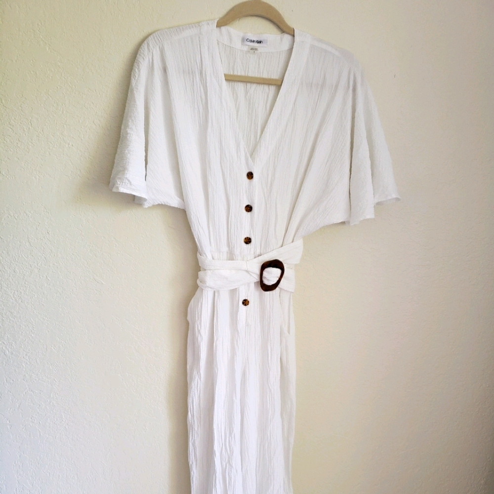 White jumper / romper Calvin Klein